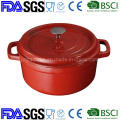 High Capacity 26cm Nonstick Cast Iron French Oven Casserole Dutch Oven BSCI LFGB FDA Approved